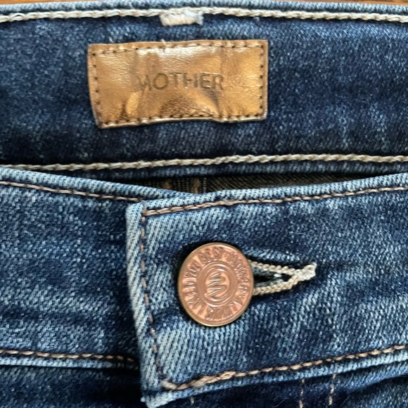 Mother Denim Jeans The Insider Crop Step Fray The Streets are Talking Size 30 - Picture 3 of 10